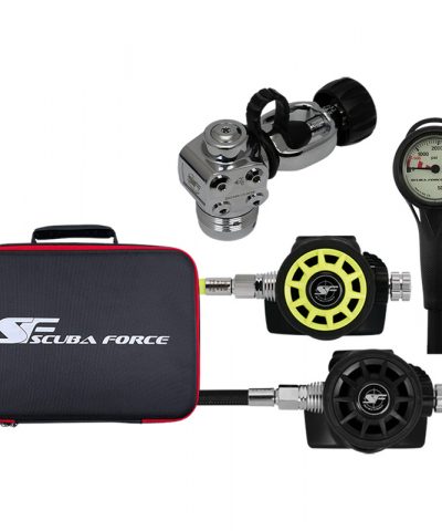 Atemregler Scuba Force Recreational Set III Gummi (INT) RECSET3INTRUB