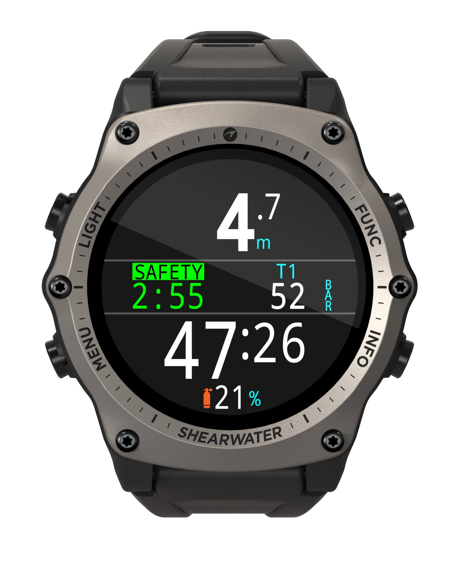 Shearwater TERIC SILVER BEZEL